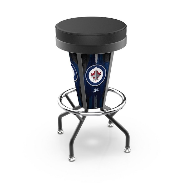 Lighted Winnipeg Jets 30" Swivel Bar Stool